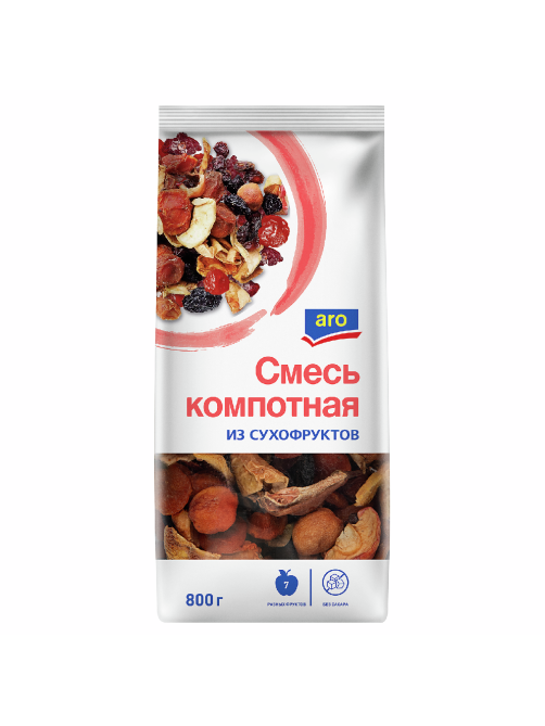 aro Смесь компотная из сухофруктов, 800г