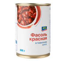 aro Фасоль красная в томатном соусе, 400г