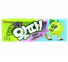 Жевательная резинка Lotte Whatta Green Grape, 23г