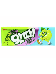 Жевательная резинка Lotte Whatta Green Grape, 23г