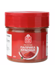 Fine Life Приправа паприка красная молотая, 60г