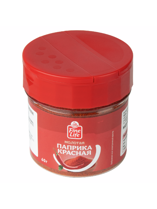 Fine Life Приправа паприка красная молотая, 60г