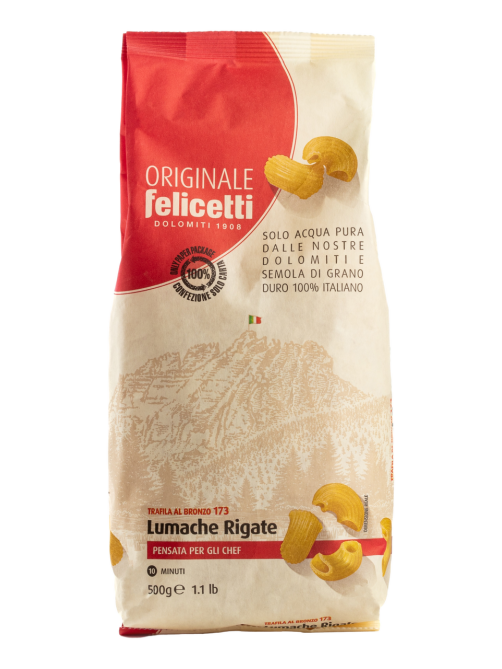 Макароны рожки Felicetti Lumache Rigate №173, 500г