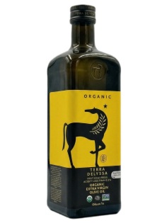 Масло оливковое Terra Delyssa Extra Virgin Organic нерафинированное, 1л