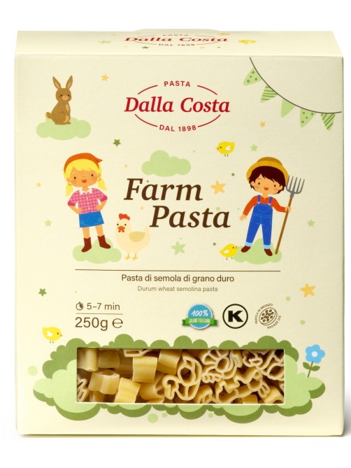 Макароны фигурные детские Dalla Costa Farm Pasta, 250г
