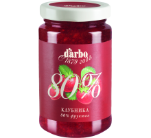 Конфитюр D'arbo Клубника 80% фруктов, 250г