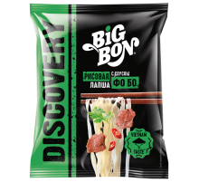 Лапша рисовая быстрого приготовления Big Bon с соусом Фо Бо, 65г