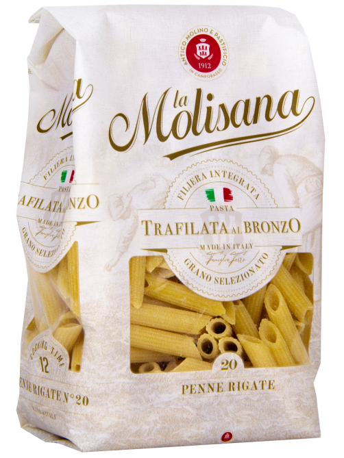 Макароны La Molisana перья рифленые, 450г