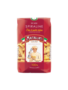 Макароны спирали Maltagliati Spiraline №102 высший сорт ГОСТ, 450г