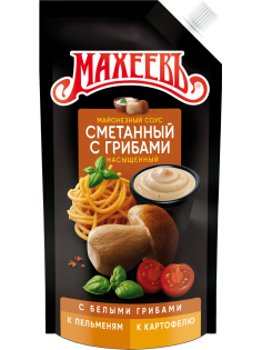 Соус Махеевъ Сметанный с грибами, 200г