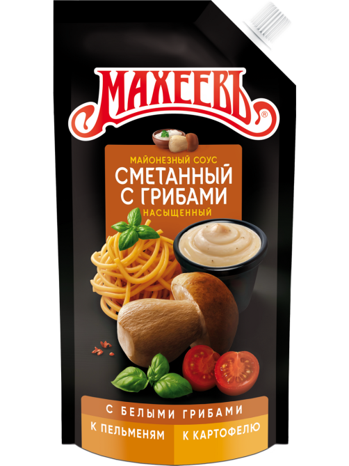 Соус Махеевъ Сметанный с грибами, 200г