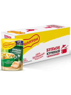 Бульон Роллтон куриный домашний, 90г х 24 шт