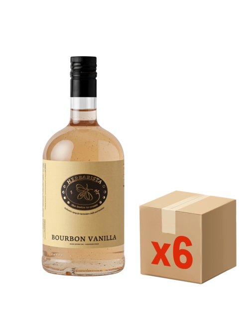 Сироп Herbarista Bourbon vanilla Бурбонская ваниль, 700мл x 6 шт