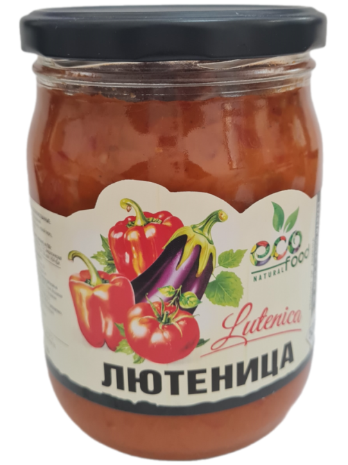 Закуска овощная EcoFood Лютеница, 520г