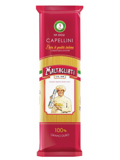 Макароны спагетти Maltagliati Capellini №002, 450г