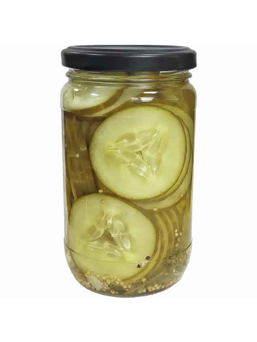 Огурцы маринованные EcoFood Для бутербродов, 350г
