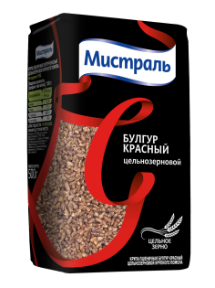 Крупа булгур Мистраль красный цельнозерновой, 500г