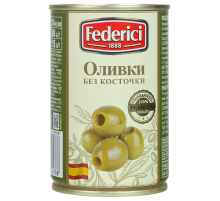 Оливки Federici без косточки, 300г