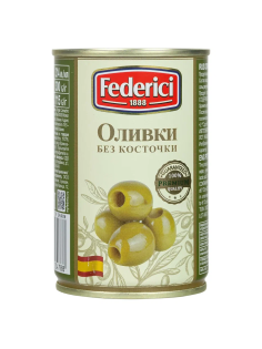 Оливки Federici без косточки, 300г