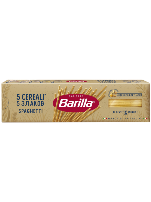 Макаронные изделия Barilla Спагетти 5 Злаков, 450г
