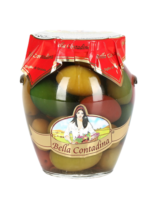 Оливки Bella Contadina Fantasia Ассорти с косточкой, 290г