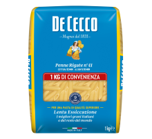 Макароны перья De Cecco Penne Rigate №41 рифленые, 1кг