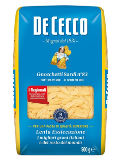 Макароны De Cecco Ньокетти сарди №83, 500г