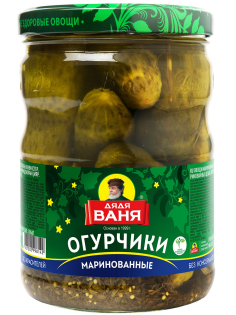 Огурцы маринованные Дядя Ваня, 950г