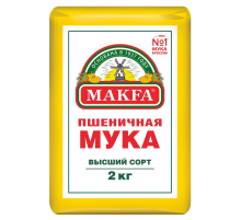 Мука Makfa пшеничная высший сорт, 2кг