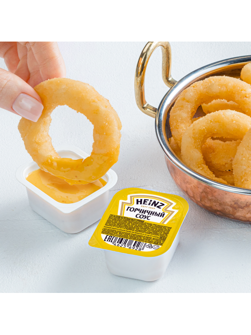 Соус Heinz горчичный (25мл x 125шт), 3.125кг
