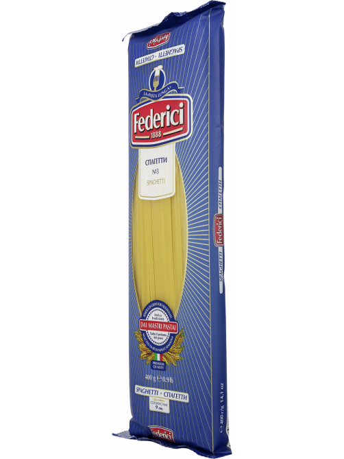 Макароны спагетти Federici Spaghetti №3 высший сорт, 400г