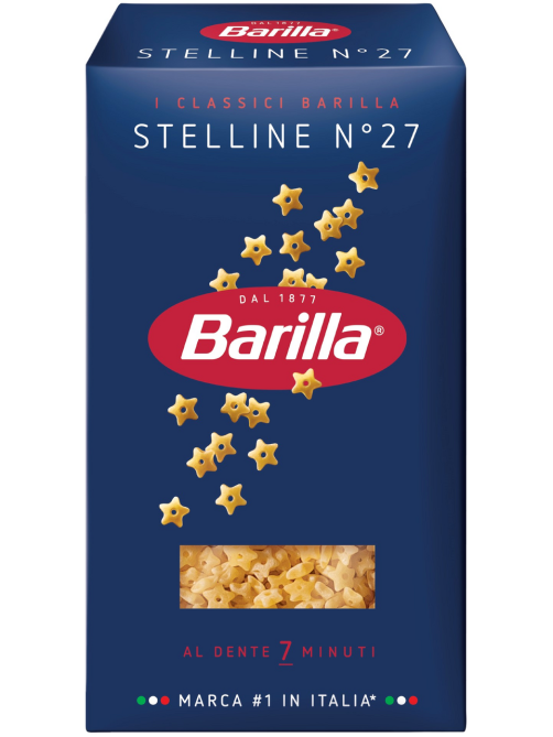 Макаронные изделия Barilla Стеллине №27 из твердых сортов пшеницы, 450г