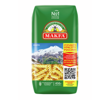 Макароны спирали Makfa высший сорт, 450г