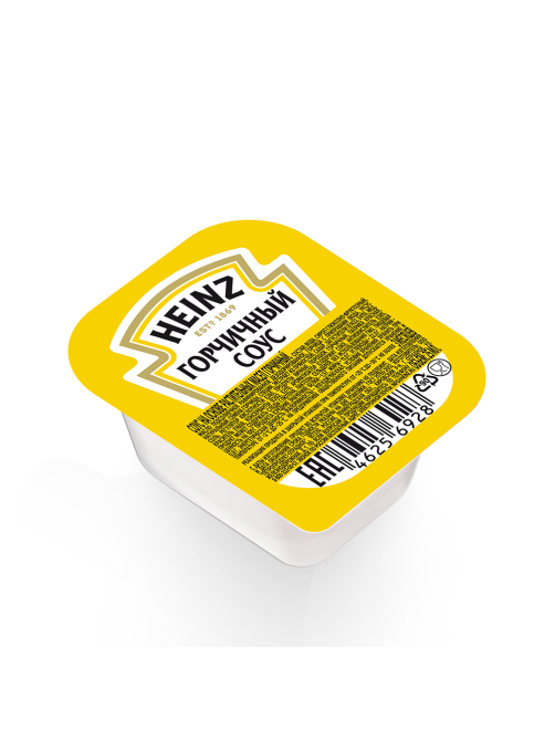 Соус Heinz горчичный (25мл x 125шт), 3.125кг
