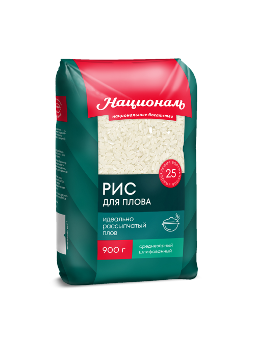Крупа рис Националь Для плова, 900г