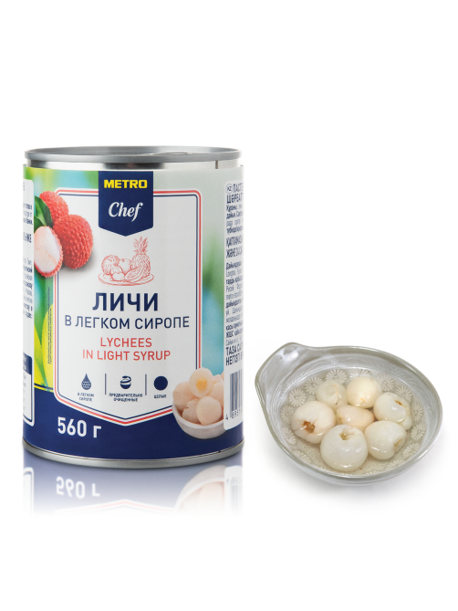 METRO Chef Личи в легком сиропе, 560г