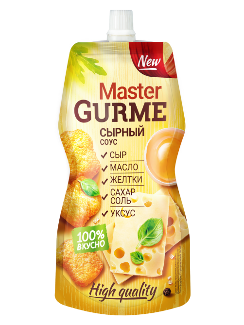 Соус Master Gurme сырный 35%, 197г