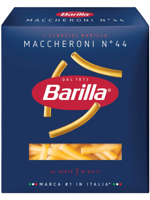 Макаронные изделия Barilla Маккерони №44 из твердых сортов пшеницы, 450г