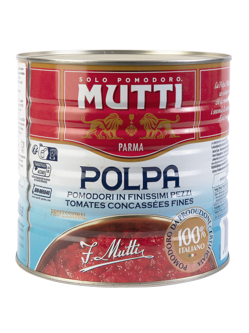 Томаты Mutti резаные, 2.5кг