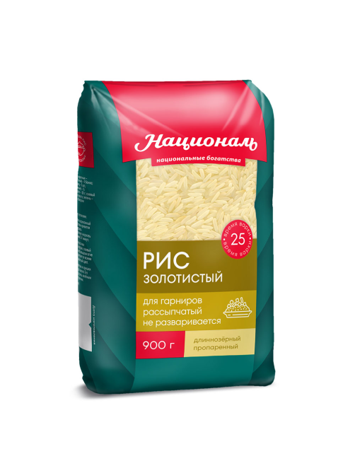 Крупа рис Националь Золотистый, 900г