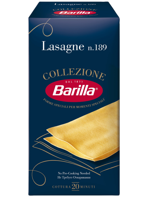 Макаронные изделия Barilla Лазанья из твердых сортов пшеницы, 500г