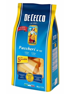 Макароны трубочки De Cecco Paccheri №125, 500г