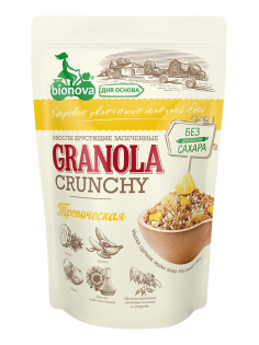 Гранола-мюсли Bionova Crunchy Тропическая, 400г