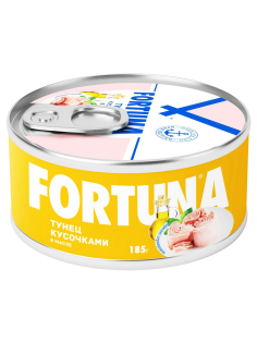 Тунец полосатый Fortuna в масле, 185г