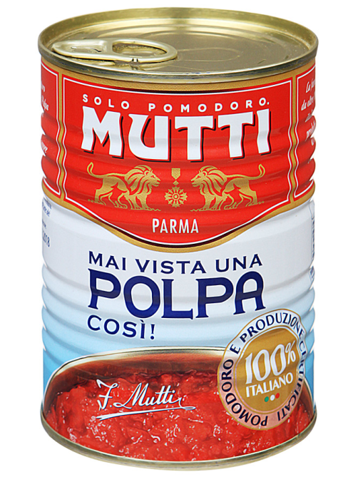 Томаты Mutti резаные в томатном соусе, 400г