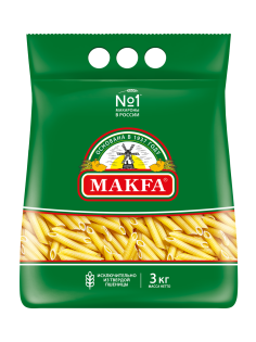 Макароны Makfa перья высший сорт, 3кг
