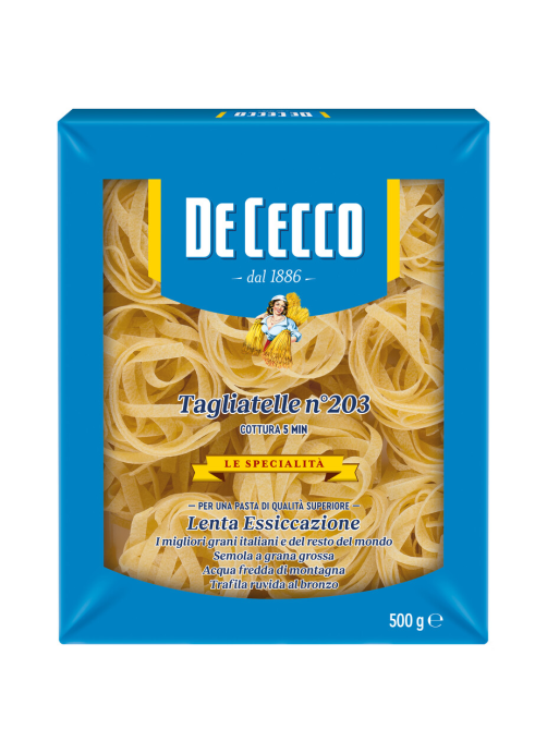 Макароны гнезда De Cecco Tagliatelle №203, 500г