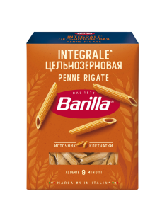 Макаронные изделия Barilla Пенне Ригате цельнозерновые, 450г