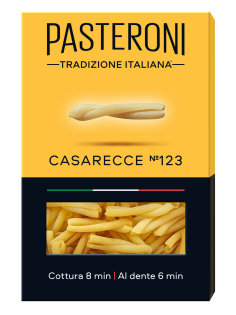 Макароны вьюнки Pasteroni Casarecce №123, 400г