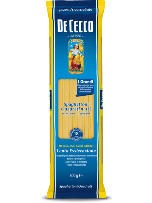 Макароны спагетти De Cecco Spaghettoni Quadrati №413, 500г